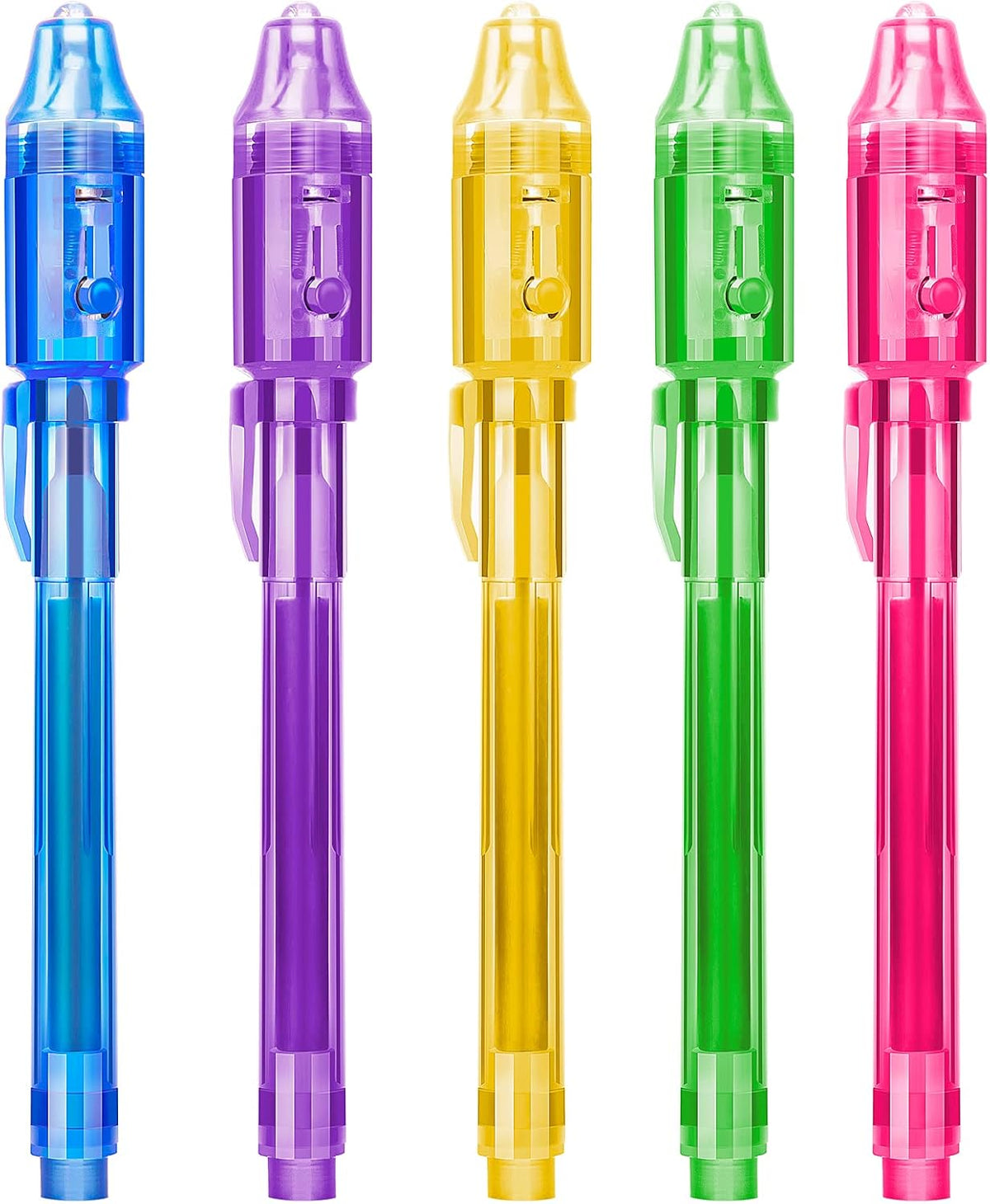 Invisible Ink Pen with UV Light - 5 PACK