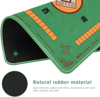 2F22E Mahjong Mat for Table 32.4" x 32.4" - Green - image 2