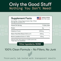Adapt Naturals Colostrum Supplement with Lactoferrin & Beta-Glucan, Bio-Avail Grass Fed Bovine Colostrum Powder for Gut Health, Immune Support & Vitality | Non-GMO, 2500mg, Unflavored - 30 Days Supply