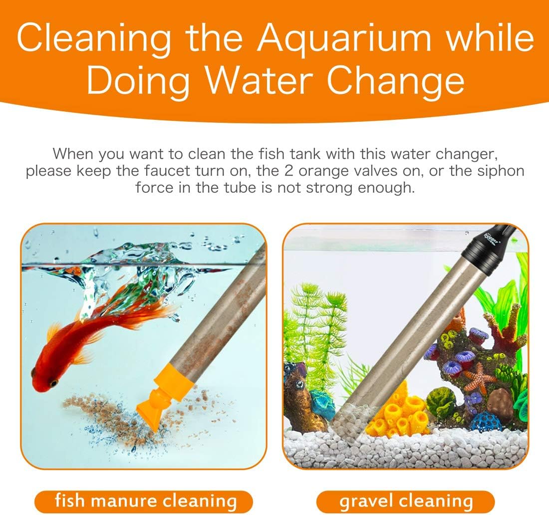 hygger Upgrade Aquarium Water Changer Kit - 25FT - image 3