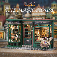 CUTEBEE 3D Wooden Puzzle for Adults - Magic Wand House - image 3