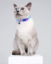 SOLMOONY Cute Cat Collar for Girl Boy - Starry Sky - image 3