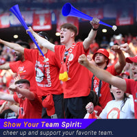 Collapsible Stadium Horn 24 Inch Vuvuzela Trumpet Blow Horns - Blue - image 3