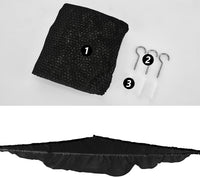 Stuffed Animal Net or Hammock, Stuffed Animal Net - Black / 70 Inch (Pack of 2) - image 2