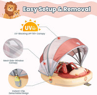 Mambobaby Float Deluxe non-inflatable baby pool float with sun canopy - view 21