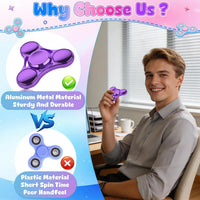 ATESSON Fidget Spinners Toy - Purple - image 3