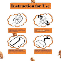 3 PCS Pet Hair Removal Glove for Cats & Dogs, Electrostatic Grooming Gloves for Pet Hair, Reusable Double Sided Static Hair Remover for Couch, Furniture, Carpet & Car Seat
