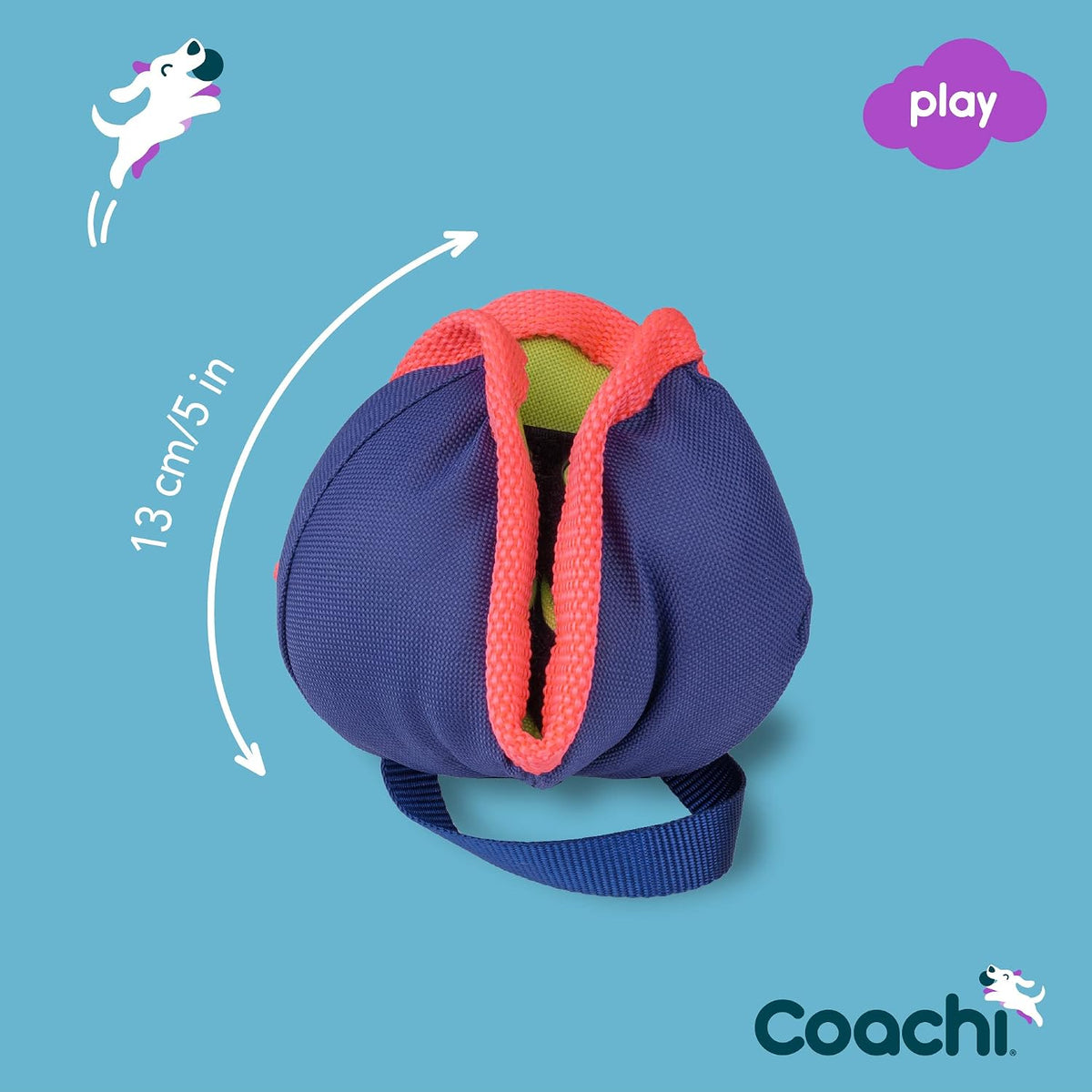 Coachi Tuggi Tug, Interactive Dog Toy for Tug of War & Play - Chase & Treat - image 4