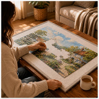Yunihome puzzle board for 1000 pieces with 4 sorting trays and protective cover - view 25