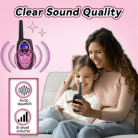 Retevis RT628 Walkie Talkies for Kids - Black Pink / 2 - image 4