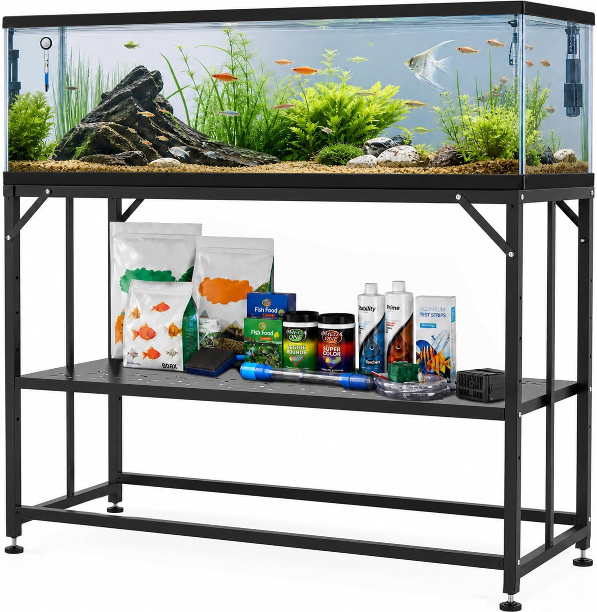TOCRETOARE Fish Tank Stand 40 Gallon - 48.4"x19.7"x32.3"