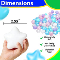 Ball Pit Balls Pack of 100 200 500 - Pear Pink/Light Purple / 200 balls - image 3