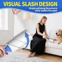 lint Rollers for pet Hair Extra Sticky Heavy Duty Lent Roller for Dog and Cat Remover for Couch Clothes Furniture Furniture Carpet Animal Fur Fuzz Mega Value Set Refills 960Sheets 8Pack