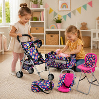 fash n kolor 4 Piece Doll Play Set, Includes - Flower - image 2