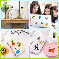 60pcs 5D Diamond Art Stickers Arts and Crafts Kits for Kids Ages 4-8 - image 3
