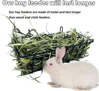 Rabbit Hay Feeder Rack Guinea Pig Hay Dispenser for Cage Hanging - image 4