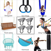 BeneLabel heavy duty swing hanger, 304 stainless steel ceiling mount with detachable ring - view 14