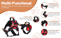 Doggie Stylz full body dog lifting harness with rubber handles - view 3