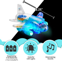 Playbees Light-Up Transparent Car - Bump & Go Airplane - image 3