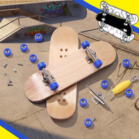 Zhehao fingerboard wheels and trucks set with four bearing wheels, two alloy trucks and two screwdri - view 16