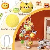 Libima 150 Pcs Mini Stuffed Animals Keychain, Plush Toys - 150 / Jungle Animals - image 3