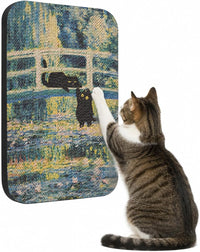 Cat Wall Scratcher, Art Cat Scratching Board for Indoor Cats – Essentials for Cats - Lily Pond Bridge New
