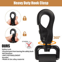 Tactical Dog Collar - Dog Collar with Control Handle for Medium Large Dogs – Essentials for Dogs - Black Set / M - image 3