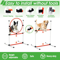 Dog Agility Course Backyard Set，Dog Agility Equipment - 15 PCS SET - image 4