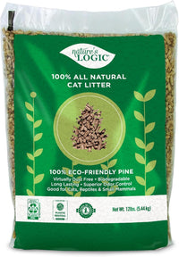 NATURE'S LOGIC Pine Pellet Cat Litter, 100% Natural, Unscented