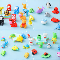 Kleeblatt Halloween erasers for kids shaped like pumpkins, ghosts, bats, skulls and cats - view 8