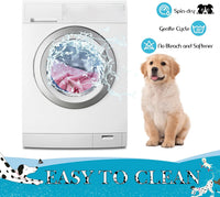 Round Dog Bed Cover Washable Elastic Edged 30×9.8 Inch – Essentials for Dogs - 20*20*9.8 Inch / Pink - image 3