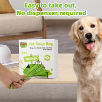 Poop Bags for Dogs, 100 Count Dog Poop Bags with Handles, Extra Thick Strong Leak Proof Doggie - 500 pcs / Green - image 3