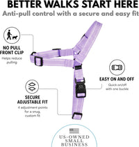 ShawnCo Dream Walk Pro No-Pull Dog Harness – Essentials for Dogs - Small / Icy Lilac - image 3