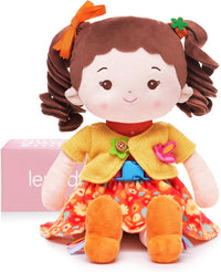 LeyaDoll 16 inch Montessori baby doll with buttons, zippers and laces - view 5