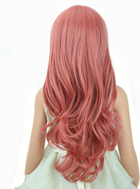 Edivd kids ginger wig with long orange wavy curls - view 22