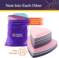 Special Supplies 10 piece rubber stepping stones for kids in bright colors - view 9