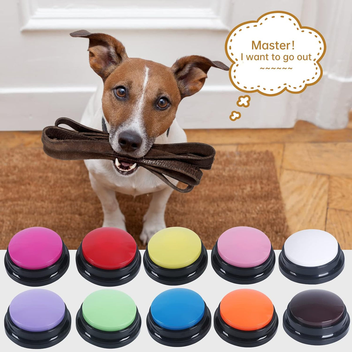 Voice Recording Button, 30 Second Record Button for Dog Pet Interactivity, Gift for Friend - image 3