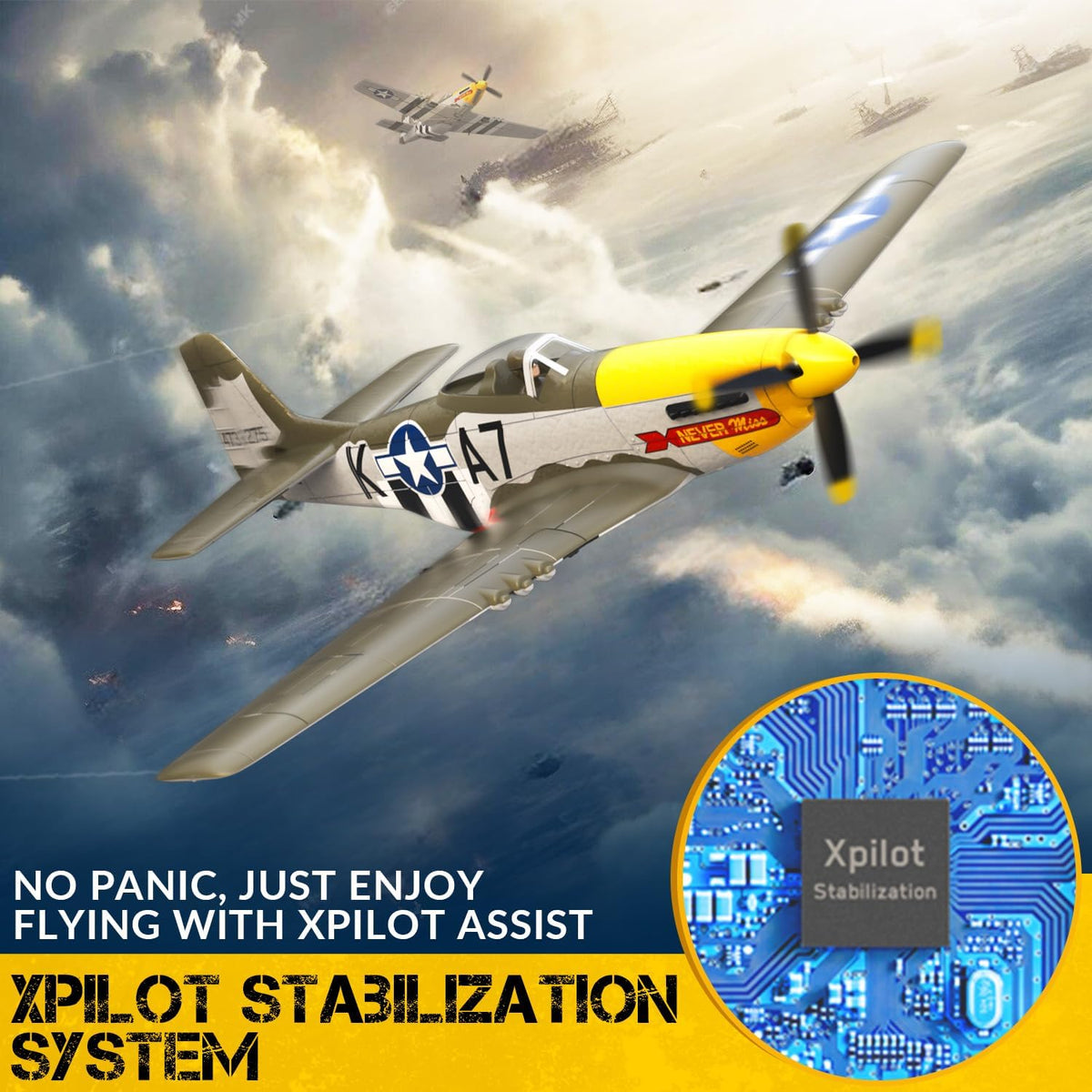 volantexrc RC Plane, 4CH Remote Control Airplane for Beginners & Adults – Fun for Kids & Family - Green - image 3