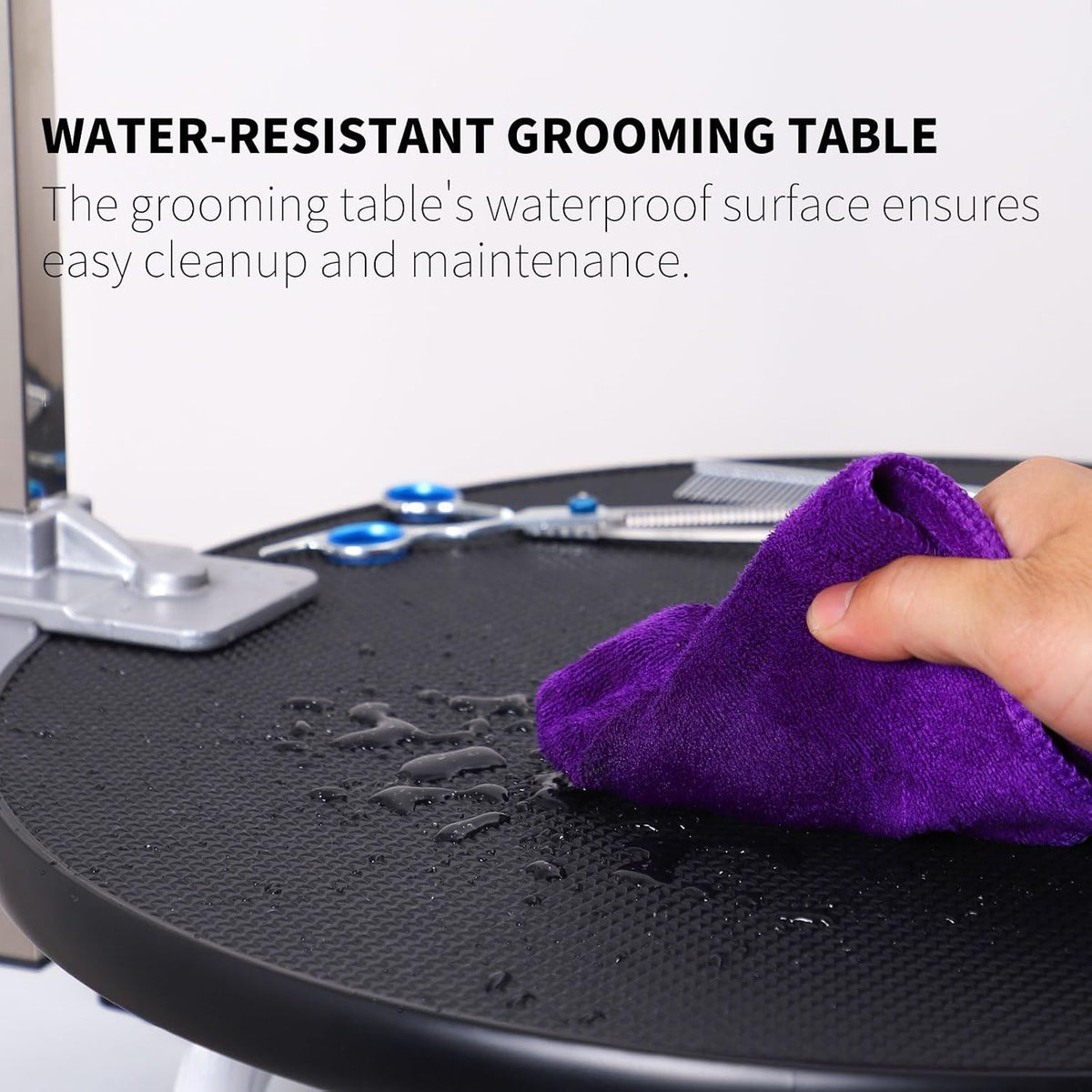 Dog Grooming Table for Dogs At-Home - black - image 3