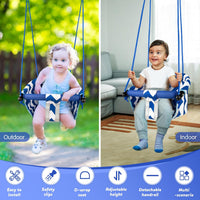 Shker toddler swing seat with soft cushion, detachable armrests and adjustable ropes - view 3