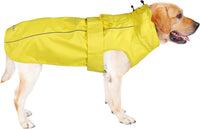 Waterproof Dog Raincoat with Reflective Strip - X-Small / Yellow
