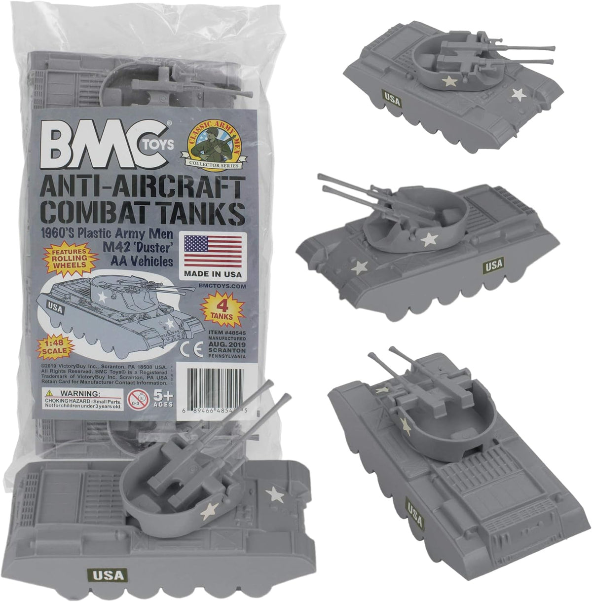 BMC Classic Payton Anti-Aircraft Tanks - Gray