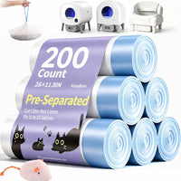 66 Count 26"x11.8" Cat Litter Box Bags Liners for Automatic Cat - Unscented / 200 Count (Pack of 1)