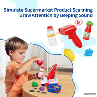 FS Toy Cash Register for kids Scanner - Navy&red - image 4