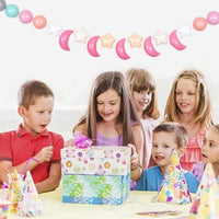 GOGOSO Ball Pit Balls Stars Moon Shapes Plastic Pitballs for Child - 100 balls / Cream Mix 7 Colors - image 4