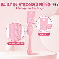 LEICHTEN Kickstand for Kids Bike - Pink / For 18 Inch Wheel Bike - image 2