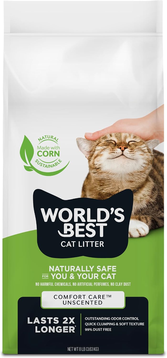 World's Best Cat Litter, Comfort Care, Unscented, Odor Control - 8 lb - image 2