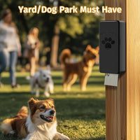 Dog Poop Bag Dispenser, Wall-Mounted Dog Bag dispenser Outdoor or Indoor for Doggy and Pets, Black - Black - image 2