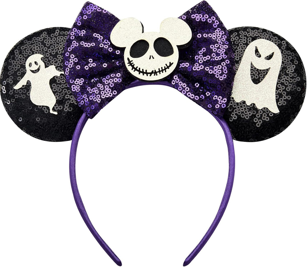 RAZKO Mouse Ears Headband - Halloween Jack