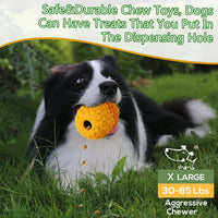 Indestructible Pineapple Dog Toy - 7.1 In - image 4